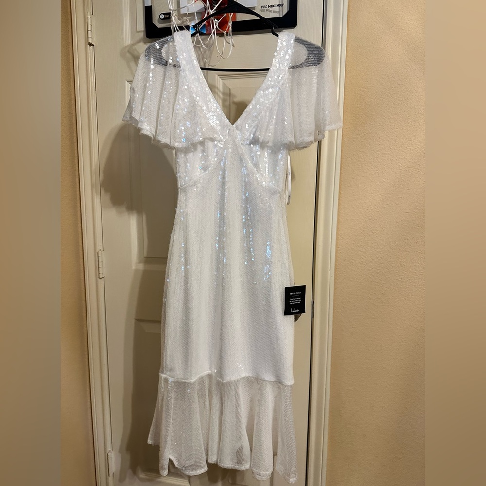 Lulu’s Sequin Midi Dress